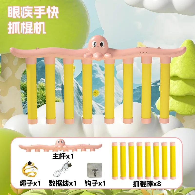 Challenge Falling Sticks Game Kids Stick Catching Toy Training Reaction Ability Educational Parent-Child Interactive Toy Sports